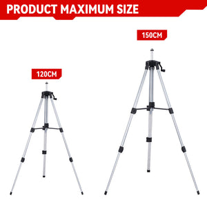 ONEVAN Laser Level Tripod 1.2M/1.5M Adjustable Height